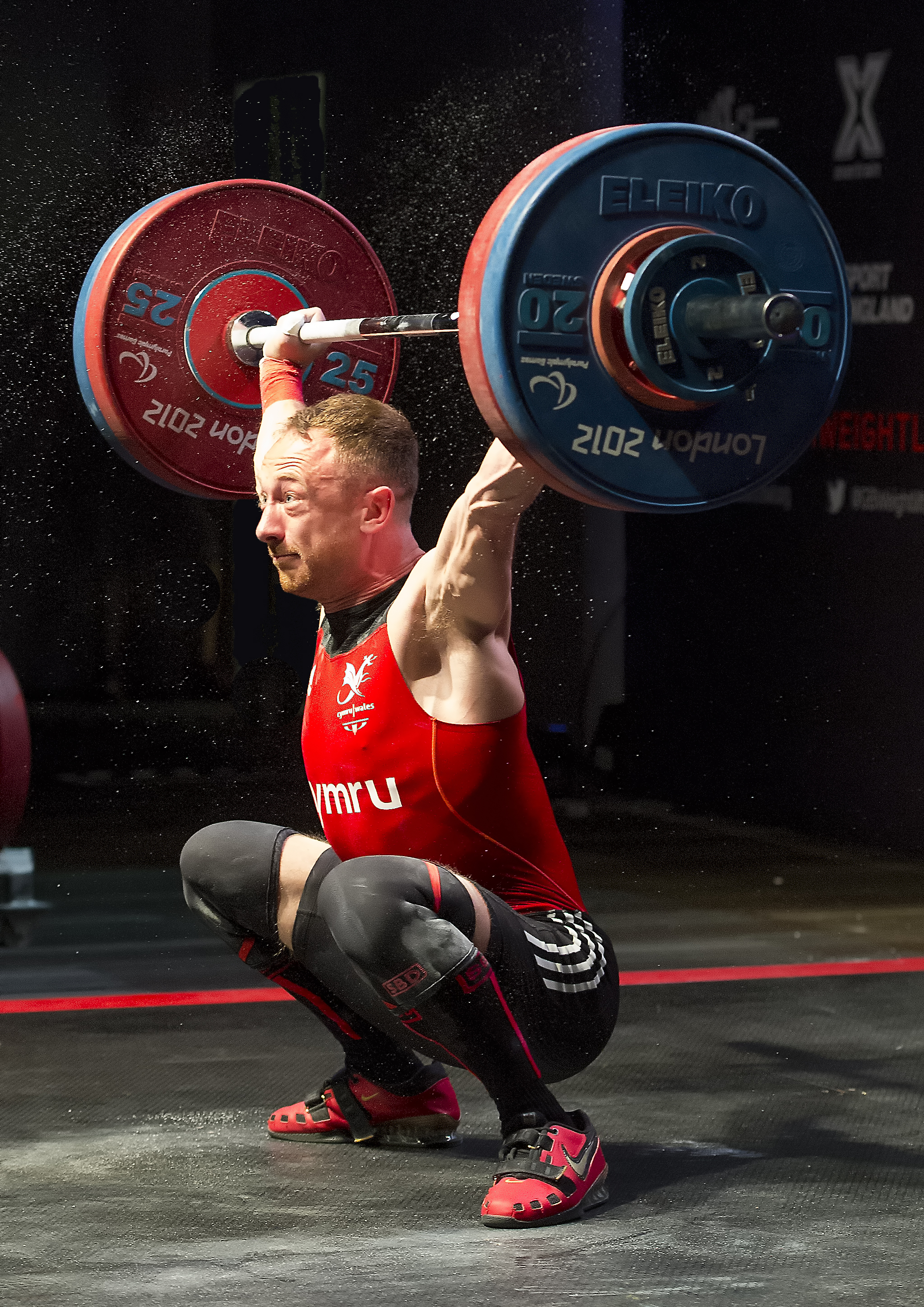Gareth Evans 124kg Snatch